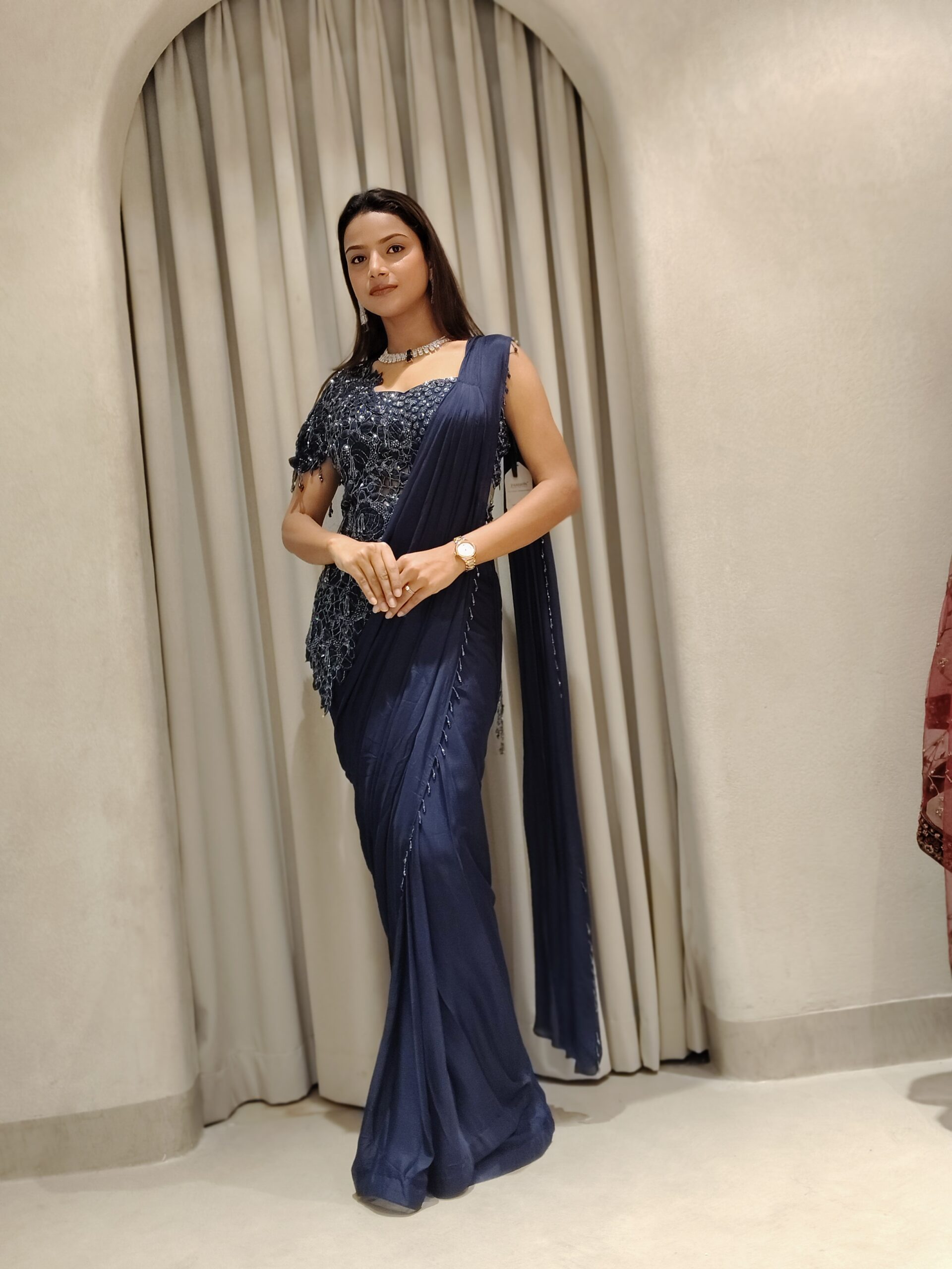 LED 73 READY SAREE BLUE - Image 2