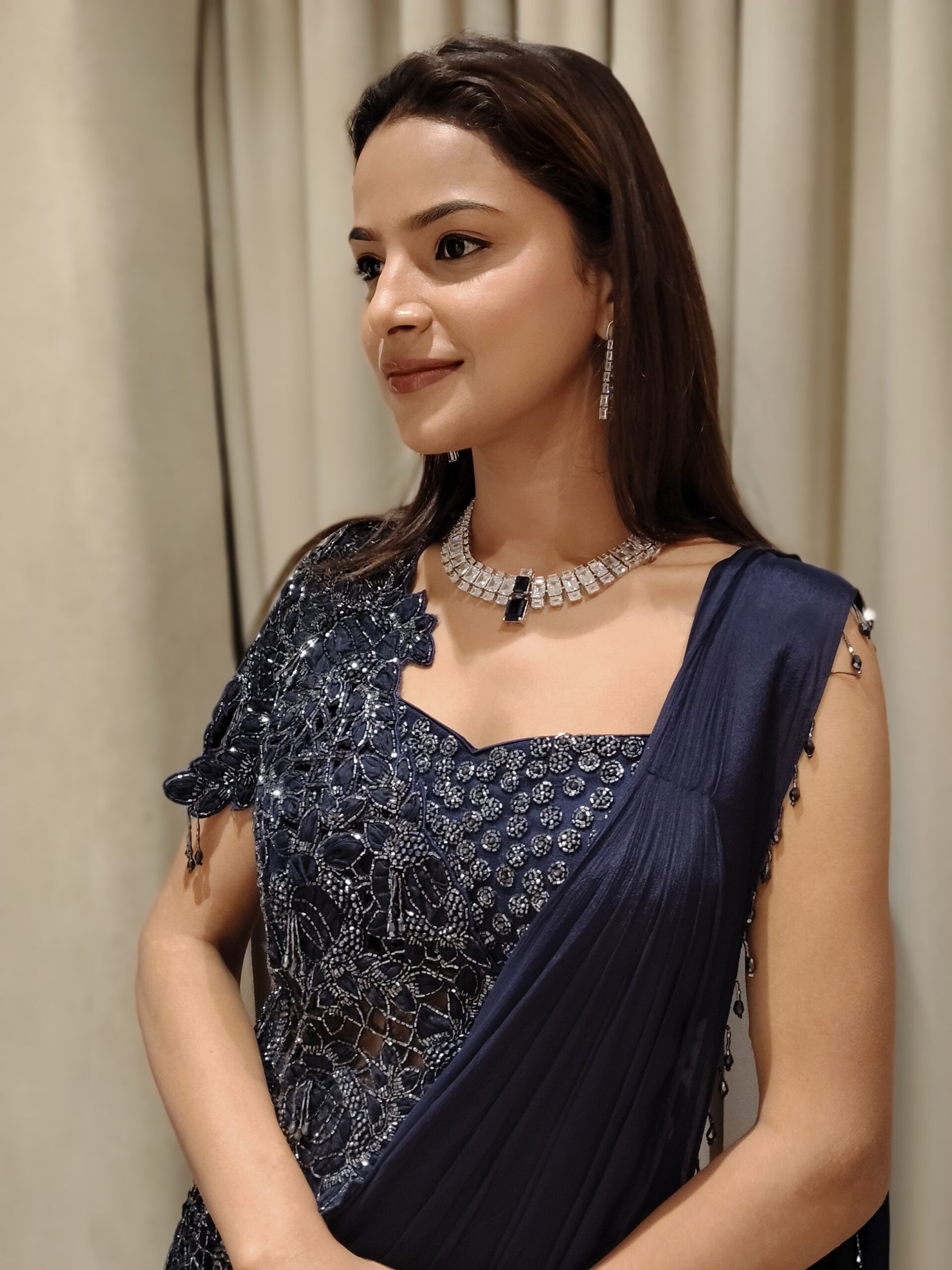 LED 73 READY SAREE BLUE - Image 3