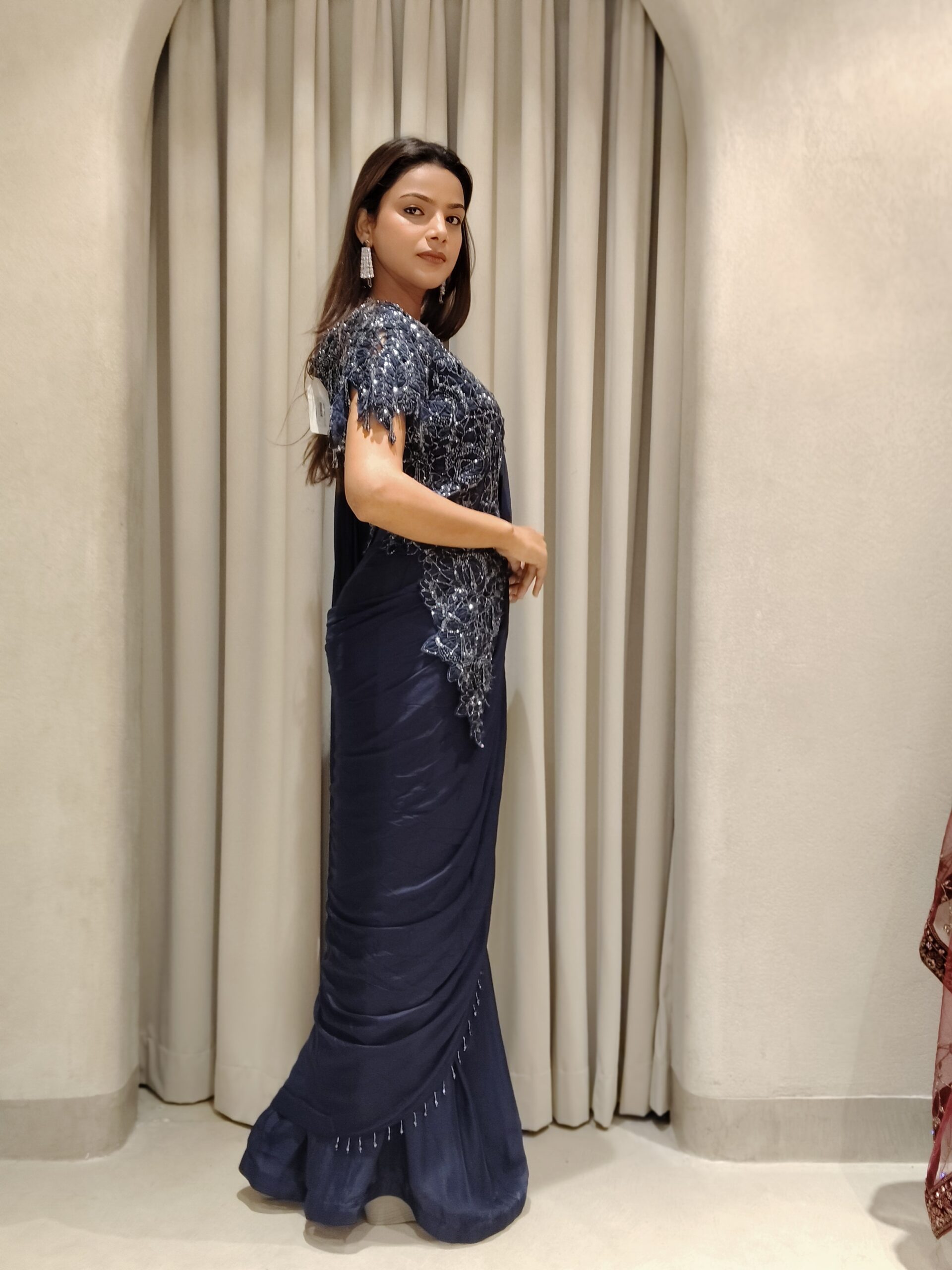 LED 73 READY SAREE BLUE - Image 6